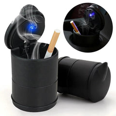 Portable Car LED Ashtray Universal Auto Ashtray Cigarette Ash Holders Cup Car Interior Decor Auto Accessories Interior