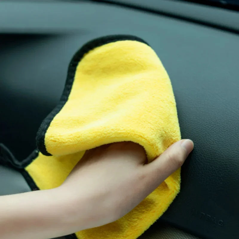 10/5PCS VAT Dyeing Car Wash Microfiber Towel Cleaning Drying Cloth Drying Towel Car Care Detailing Car Wash Towel Supplies