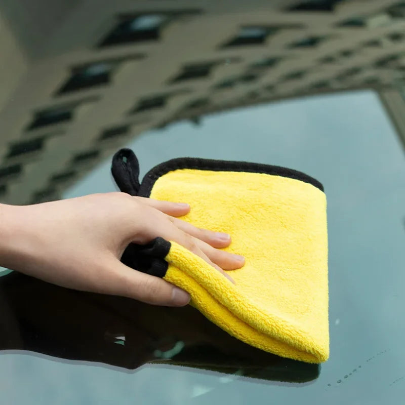 10/5PCS VAT Dyeing Car Wash Microfiber Towel Cleaning Drying Cloth Drying Towel Car Care Detailing Car Wash Towel Supplies