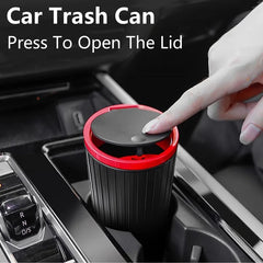 Universal Car Trash Bin Can Mini Auto Dust Organizer Car Interior Rubbish Bag Garbage Container Storage Box Bucket Auto Accessor