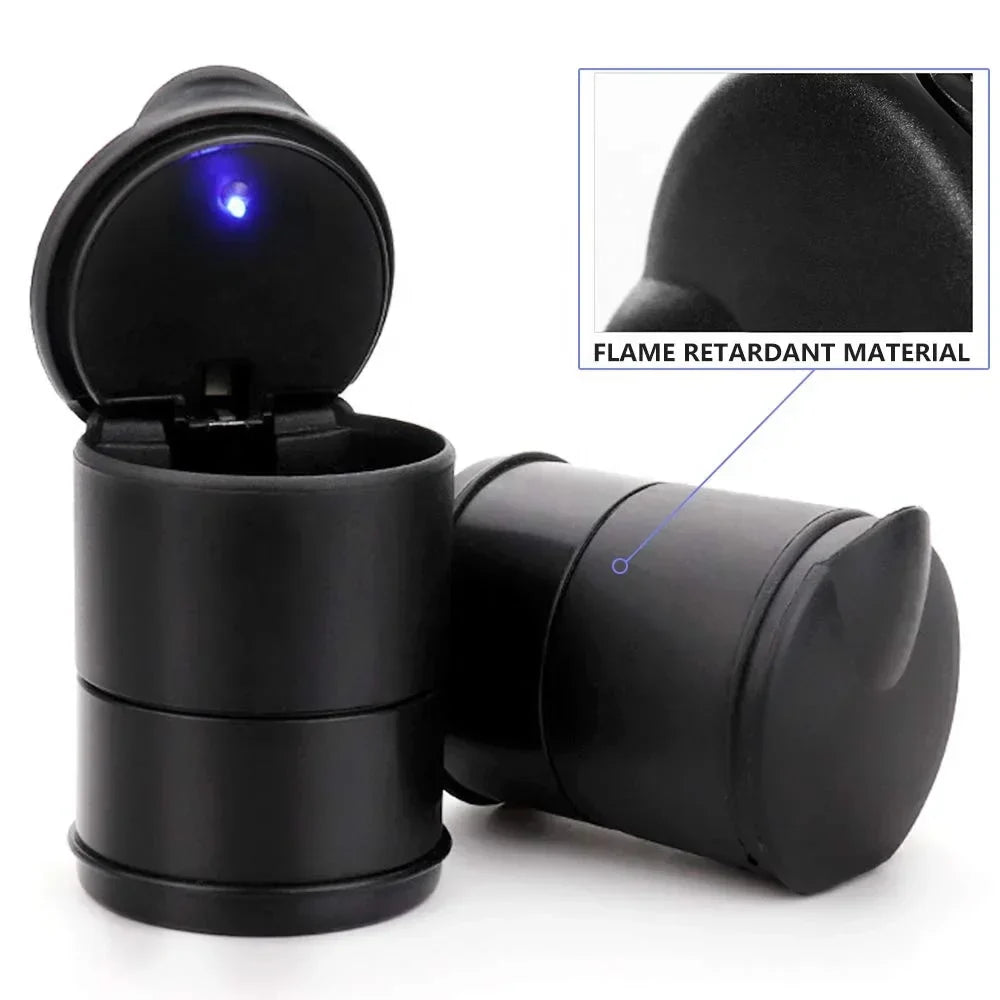 Portable Car LED Ashtray Universal Auto Ashtray Cigarette Ash Holders Cup Car Interior Decor Auto Accessories Interior