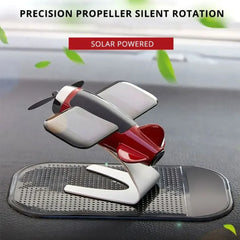 Solar Airplane Creative Men's Car Decoration Car Interior Accessories Desktop Ornament Gift For Woman, Man, Car Enthusiast